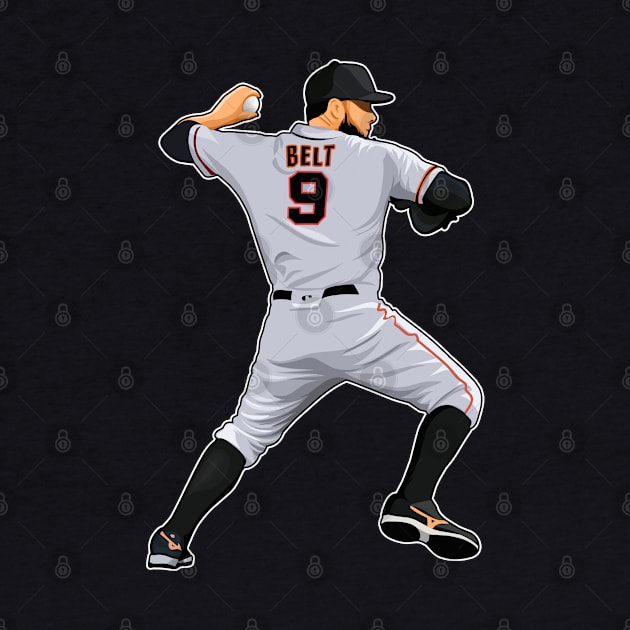 Brandon Belt #9 Make A Throw by RunAndGow